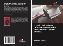 Il ruolo del sistema informativo contabile nell'amministrazione dell'IVA - Tamiru, Melkamu