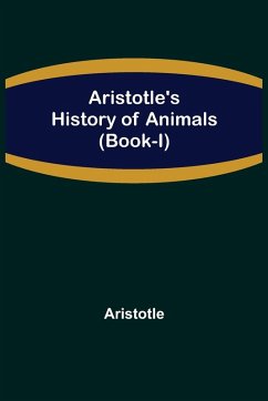 Cover Aristotle's History of Animals (Book-I)