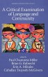 A Critical Examination of Language and... - Bild 1