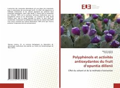 Polyphénols et activités antioxydantes du fruit d¿opuntia dillenii - Lamine, Myriam;Rahali, Fatma