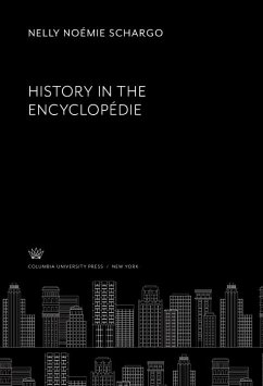 History in the Encyclopedie (eBook, PDF) - Schargo, Nelly Noémie