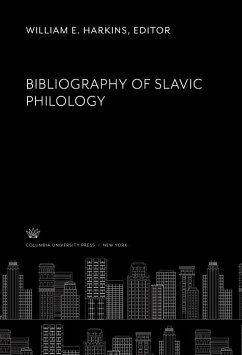 Cover Bibliography of Slavic Philology (eBook, PDF)