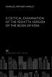 A Critical Examination of the Peshitta... - Bild 1