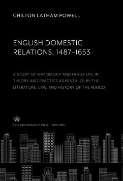 Cover English Domestic Relations 1487-1653 (eBook, PDF)