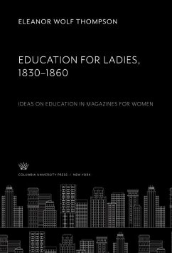 Cover Education for Ladies 1830-1860 (eBook, PDF)