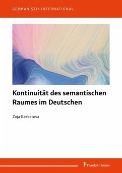 Cover Kontinuität des semantischen Raumes im Deutschen (eBook, PDF)