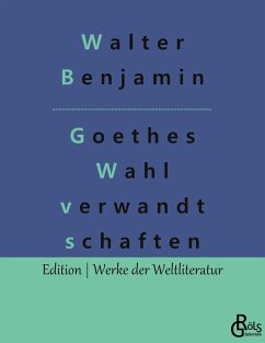 Goethes Wahlverwandtschaften - Benjamin, Walter