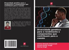 Diversidade genética para o rendimento e componentes que contribuem para a coesão - Chaturvedi, Vishva Deepak;SINGH, Piyush Kumar;Singh, Neeraj