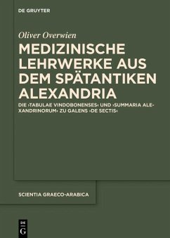 Cover Medizinische Lehrwerke aus dem spätantiken Alexandria (eBook, ePUB)