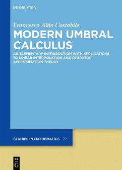 Modern Umbral Calculus (eBook, ePUB) - Costabile, Francesco Aldo