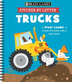 Brain Games - Sticker by Letter: Trucks - Publications International Ltd; Brain Games; New Seasons