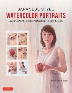 Japanese Style Watercolor Portraits - Shibasaki, Hiroko