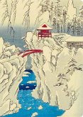 Hiroshige Snow on MT Haruna Dotted Hardcover Journal