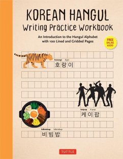 Korean Hangul Writing Practice Workbook: An Introduction to the Hangul Alphabet with 100 Pages of Blank Writing Practice Grids (Online Audio) - Tuttle Studio