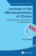 LECTURES IN THE MICROECONOMICS OF CHOICE - Bild 1