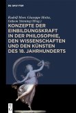 Konzepte der Einbildungskraft in der Philosophie, den Wissenschaften und den Künsten des 18. Jahrhunderts (eBook, ePUB)