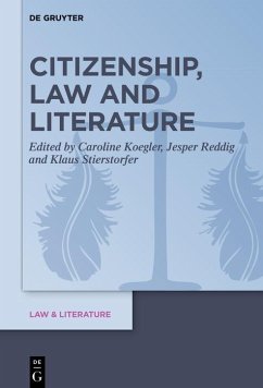 Cover Citizenship, Law and Literature (eBook, ePUB)