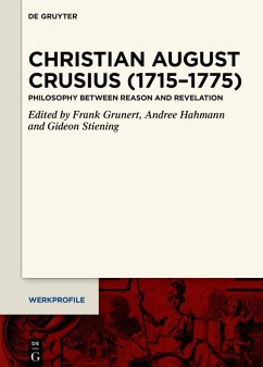 Cover Christian August Crusius (1715-1775) (eBook, ePUB)