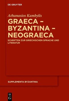 Graeca - Byzantina - Neograeca (eBook, ePUB) Cover Graeca - Byzantina - Neograeca (eBook, ePUB)