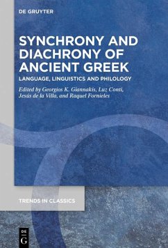 Cover Synchrony and Diachrony of Ancient Greek (eBook, ePUB)