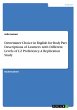 Determiner Choice in English for Body... - Bild 1
