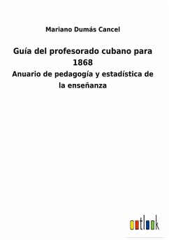 Cover Guía del profesorado cubano para 1868