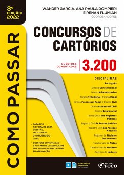 Como passar em concursos de cartórios (eBook, ePUB) - Garcia, Wander; Garcia, Ana Paula Dompieri; Flumian, Renan