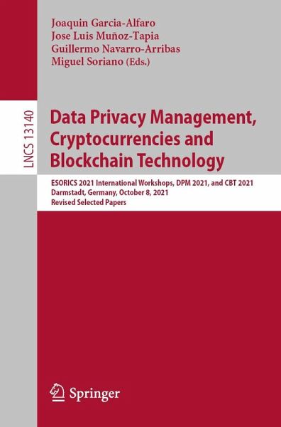 Data Privacy Management, Cryptocurrencies and Blockchain Technology (eBook, PDF)