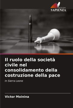 Il ruolo della società civile nel consolidamento della costruzione della pace - Moinina, Victor