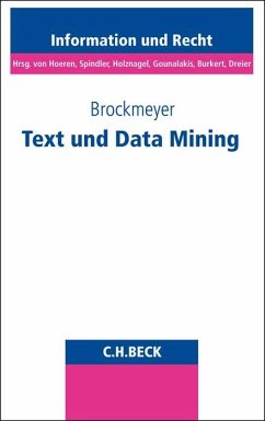 Text und Data Mining - Brockmeyer, Henning