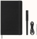 Moleskine Smart Writing Set, Smart Pen+ 3, Smart Notebook, Large/A5, Liniert, Schwarz