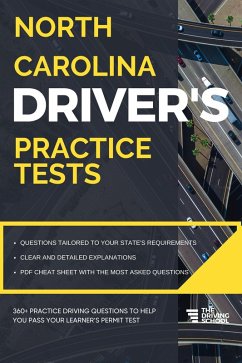 North Carolina Driver's Practice Tests (DMV Practice Tests, #9) (eBook, ePUB) - Benson, Ged