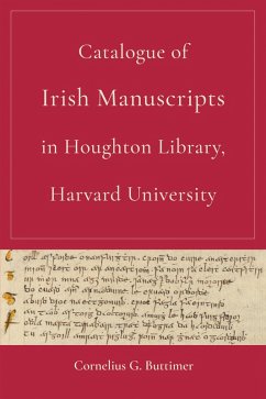 Cover Catalogue of Irish Manuscripts in Houghton Library, Harvard University (eBook, ePUB)