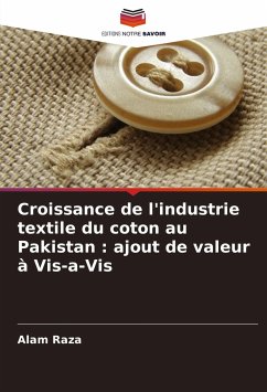 Croissance de l'industrie textile du coton au Pakistan : ajout de valeur à Vis-a-Vis - Raza, Alam