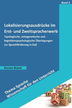 Lokalisierungsausdrücke im Erst- und Zweitspracher werb (eBook, PDF) - Bryant, Doreen