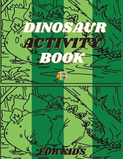 Dinosaur Activity Book: Spot The Difference Coloring Book for Toddlers - Rosch, Melamie