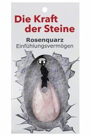 Cover Kraftstein-Anhänger Rosenquarz (Einfühlungsvermögen)