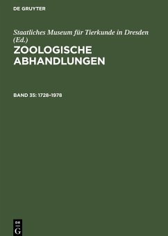 250 Jahre Staatliches Museum für Tierkunde Dresden 1728¿1978