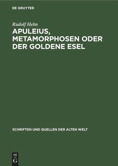 Cover Apuleius, Metamorphosen oder der Goldene Esel