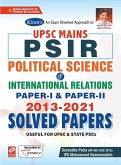 UPSC Mains PSIR (Paper I & II) Solved Papers 2013-2020