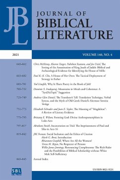 Journal of Biblical Literature 140.4 (2021)