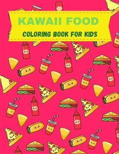 Kawaii Food Coloring Book For Kids - Deeasy B.