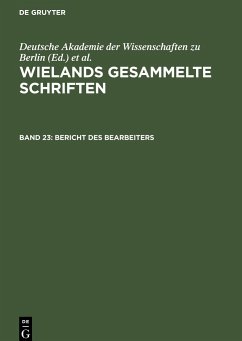 Bericht des Bearbeiters