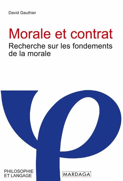 Morale et contrat Morale et contrat