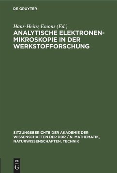 Analytische Elektronenmikroskopie in der Werkstofforschung Cover Analytische Elektronenmikroskopie in der Werkstofforschung