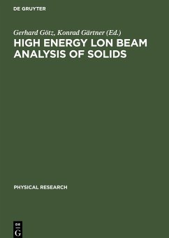 High Energy lon Beam Analysis of Solids