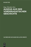 Auszug aus der vorderasiatischen Geschichte