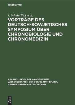 Cover Vorträge des Deutsch-Sowjetisches Symposium über Chronobiologie und Chronomedizin