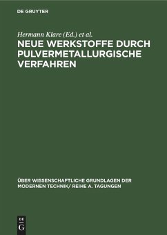 Cover Neue Werkstoffe durch pulvermetallurgische Verfahren