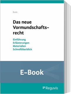 Das neue Vormundschaftsrecht (E-Book) (eBook, PDF) - Bode, Eva